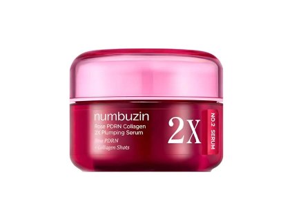 Numbuzin – No.2 Rose PDRN Collagen 2X Plumping Serum – Zpevňující sérum s kolagenem, PDRN a extraktem z růže – 30 ml