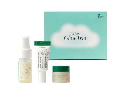 AXIS-Y – The Mini Glow Trio Set – Mini sada pro rozjasnění a hydrataci pleti – 12 ml + 5 ml + 5 ml