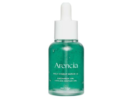 Arencia – Holy Hyssop Serum 12 – Rozjasňující sérum s extraktem z yzopu a 10 % niacinamidem – 30 ml