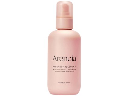 Arencia – Red Smoothie Lotion 5 – Hydratační pleťové mléko s 5 % niacinamidem – 200 ml