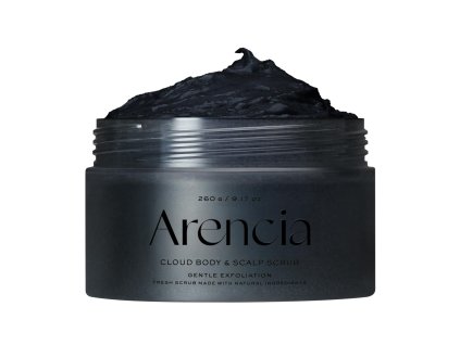 Arencia – Fresh Cloud Scrub Black Tea & Yuzu – Tělový peeling s černým čajem a yuzu – 260 g