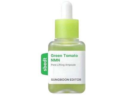 Sungboon Editor – Green Tomato NMN Pore Lifting Ampoule – Liftingové sérum se zeleným rajčetem a NMN pro zpevnění pórů – 40 ml