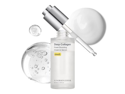 Sungboon Editor – Deep Collagen Power Boosting Cream In Serum – Pleťové sérum proti vráskám s kolagenem a volufilinem – 30 ml