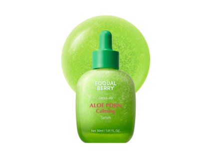 EQQUALBERRY - Aloe PDRN Calming Serum - Zklidňujcící sérum s Aloe vera a PDRN - 30 ml