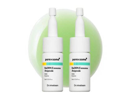 Dr.nineteen – PoreXsome ReDRN Exosome Ampoule – Regenerační pleťová ampule s exosomy – 2×15 ml