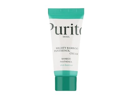Purito – Mighty Bamboo Panthenol Cream – Regenerační a zklidňující krém s panthenolem (mini balení) – 15 ml