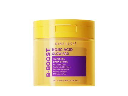 NINE LESS B-Boost Kojic Acid Glow Toner Pad