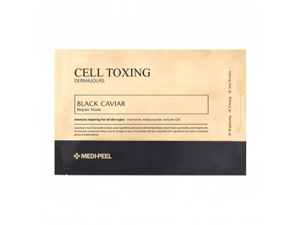 Maska Cell Toxing Black Caviar Dermajours Repair Mask (1 ks)