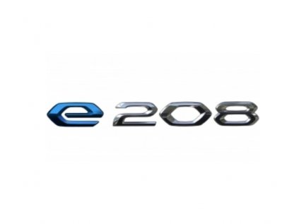 e 208 znak peugeot 208