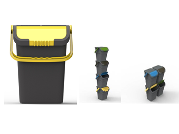 Koše na tříděný odpad