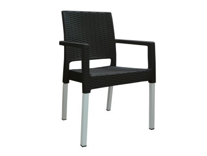 0692 Ratan Lux chair Anthracite