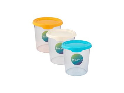 PRACTIC, MAX - dóza s víčkem 1 l,  průměr 13 cm, výška 12,7 cm