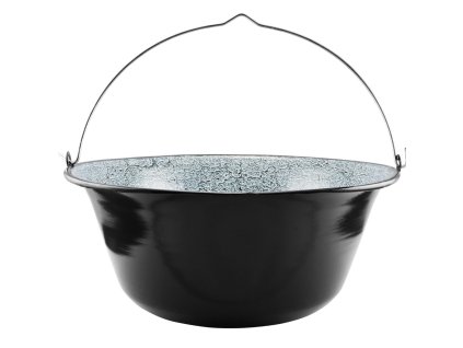 IGOTREND, 124082 Kotlík na guláš smalt 14 l/40,5 cm, černý