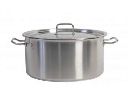 Metalac, Kastrol s poklicí 38 cm, 30 l, INOX PROFESSIONAL