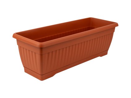 Gardino, Truhlík MEDITERAN 50 x 19 x výška 16,5 cm, terakota