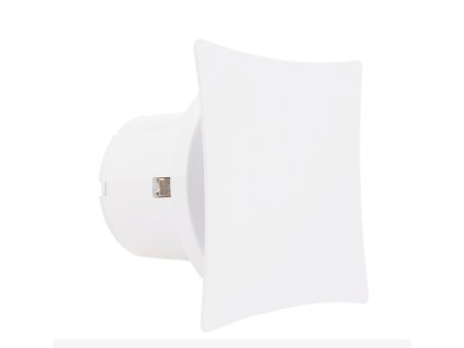 MakTrade, 100-K Mistral ventilátor koupelnový s klapkou 8 W, bílá matná