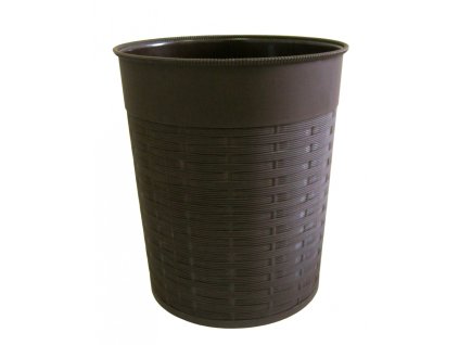 Mega Plast, koš na papír ratan, 22 x 25,5 cm (wenge)