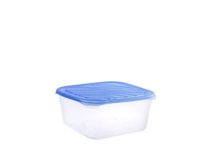 Mega Plast, Dóza Frigo basic 19 x 19 x 9 cm (2 l), hranatá, růžová, žlutá, modrá nebo zelená