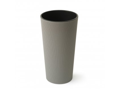 LAMELA, květináč LILIA ECO JUMPER, průměr 190 mm, výška 364 mm, šedý