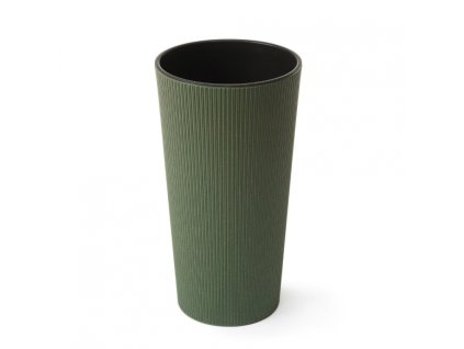 LAMELA, květináč LILIA ECO JUMPER, průměr 190 mm, výška 364 mm, lesní zelená