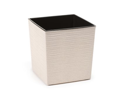 LAMELA, květináč JUKA ECO DLUTO, průměr 300 x 300 mm, výška 310 mm, bílý