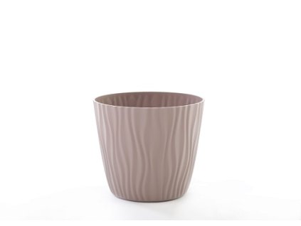 Gardino, Květináč SAHARA průměr 18 cm, hnědý