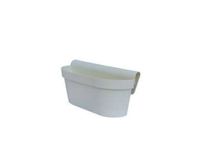 Gardino, truhlík na zábradlí ESPRIT 50 cm, béžový