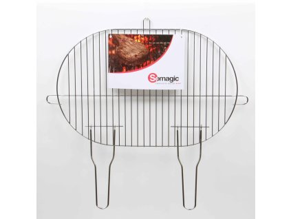 Somagic, Jednoduchá chromová grilovací mřížka 50,5 x 33 cm