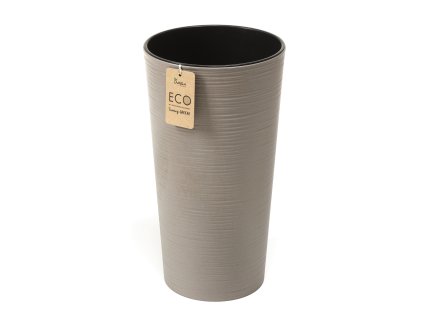 LAMELA, květináč LILIA ECO DLUTO 250 mm, šedý