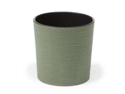 LAMELA, květináč MALWA ECO Dluto-vroubek 190 mm, zelený