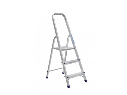 Alumet, schůdky 2 plus 1, 3 stupně - 60 cm, 42 x 131 x 11 cm, záruka 5 let