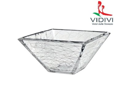 VIDIVI, skleněné misky DOLOMITI, sada 6 x miska 0,74 l, 14 x 14 cm