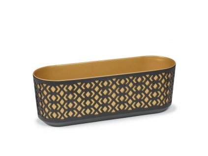 LAMELA, truhlík AZTEK 600 mm, zlatý