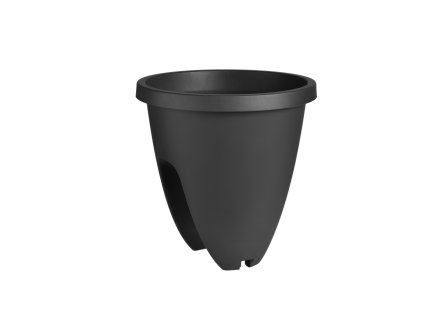 PLASTKON, balkónový květináč OVI 26 cm, antracit