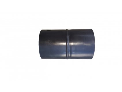Žemini, spojka kouřovodu s těsněním (samec), průměr 80 mm, smaltovaná, černá (pro peletová kamna)