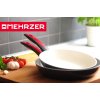 Mehrzer, Hliníková grilovací pánev PREMIUM 28 cm se silným keramickým povrchem ILAG swiss, extra široké dno pro pohodlné vaření, tloušťka 3,3