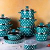 metalac duboka posuda green dots 14cm15lit 1