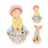 Igotrend, 411097 Děvče/chlapec sedící WELCOME 42 cm