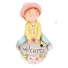Igotrend, 411097 Děvče/chlapec sedící WELCOME 42 cm