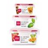 Mega Plast, Box IXA Premium, set 0,34 l + 0,65 l + 1,2 l, modrá