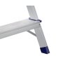 Alumet, schůdky 2 plus 1, 3 stupně - 60 cm, 42 x 131 x 11 cm, záruka 5 let
