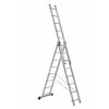Alumet, univerzální  3-dílný žebřík, 3x8 příček, 44 x 225 cm, max. 150 kg, záruka 5 let