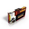 IGOTHERM, Elektrický nástěnný krb s dálkovým ovládáním a ventilátorem VANCOUVER 1000/2000W, 220-240V/50Hz, 94x48x12cm