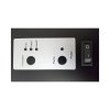 IGOTHERM, Elektrický nástěnný krb s dálkovým ovládáním a ventilátorem VANCOUVER 1000/2000W, 220-240V/50Hz, 94x48x12cm