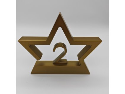 POHÁR HVĚZDA 2 - ZLATÁ