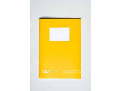 ČZU sešit - Žlutý A5