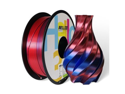 HELLO3D PLA SILK Bicolor Blue & Red