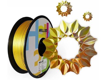 HELLO3D PLA SILK Tricolor Gold & Silver & Copper