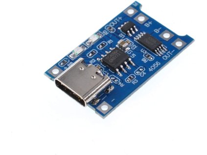 TP4056 USB-C Charger - Li-Ion Batteries with protection