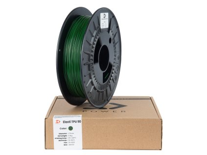 3DPower Elasti TPU 0,5 kg - ZIELONA (GREEN)